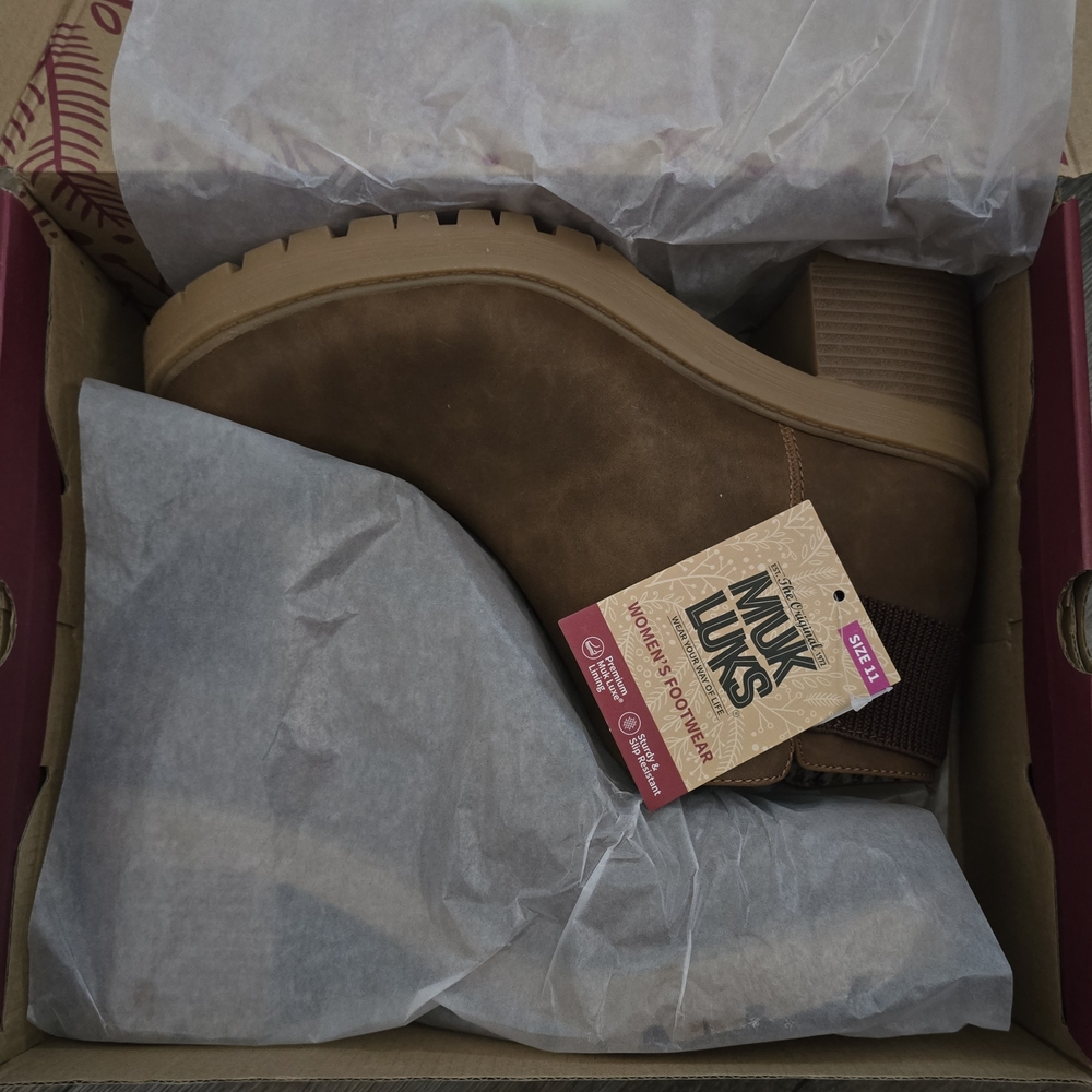 Muk Luks Tan Ankle Boots